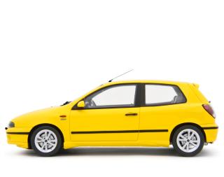 Fiat Bravo 155 20v HGT 1998 Giallo Ginestra Laudoracing 1:18 Resinemodell (Türen, Motorhaube... nicht zu öffnen!)